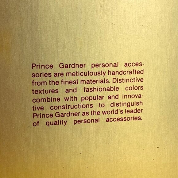 Princess Gardner Stasher Checkbook Secretary Wallet Red Cowhide w/ Gift Box - Picture 3 of 10